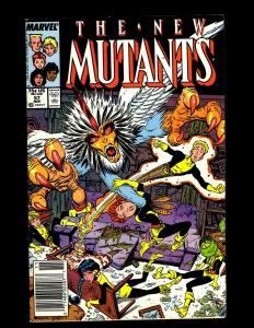 Lot of 12 The New Mutants Comics #50 52 53 54 55 57 58 59 60 61 62 63 SM20