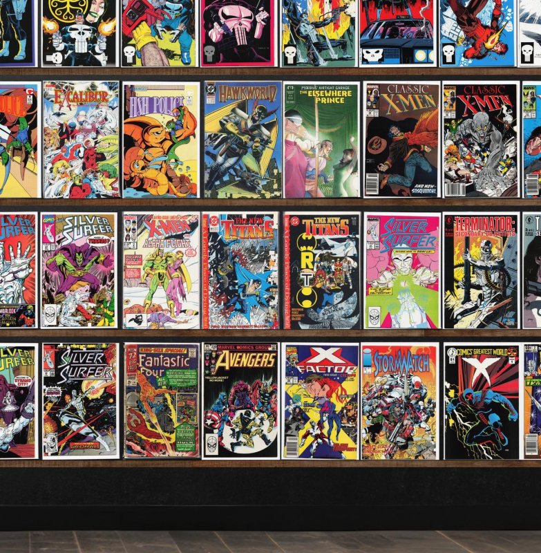 Huge Lot 150+ Comics with Silver Surfer, The Punisher, The Avengers & More!