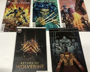 Return Of Wolverine(2019) Set Issue # 1-5 • Marvel Comics • Charles Soule •