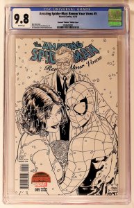 Amazing Spider-Man: Renew Your Vows #5 (2015) CGC-9.8 Quesada Sketch Cover!