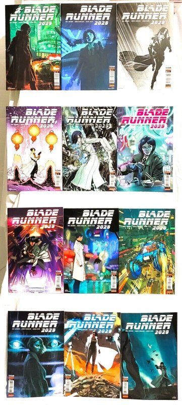 BLADE RUNNER 2029 #1 - 12 Cover C Set Various Artists Titan Comics