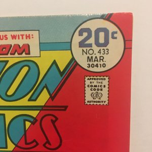 Action Comics #433 Cary Bates Curt Swan Superman 1974 Bronze Age DC Comics