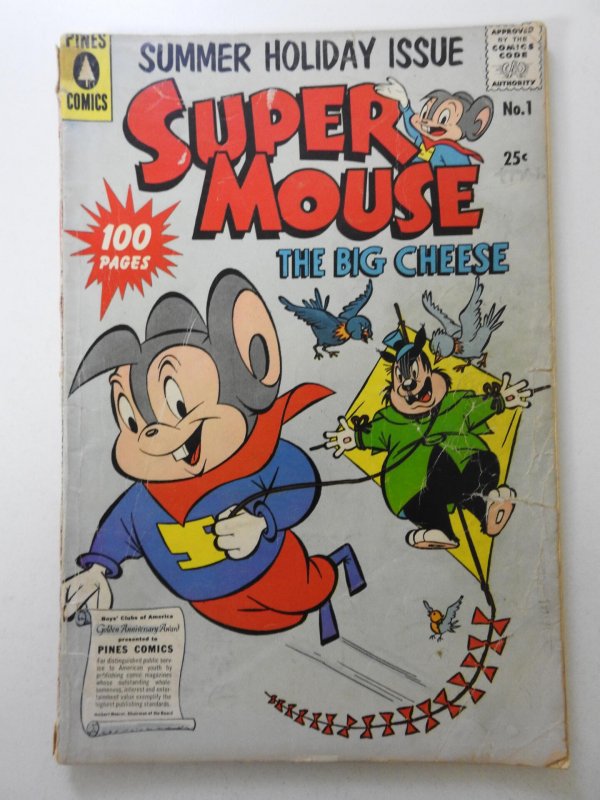 Supermouse, the Big Cheese, Summer Holiday Issue  (1957) Solid Good+ Condition!
