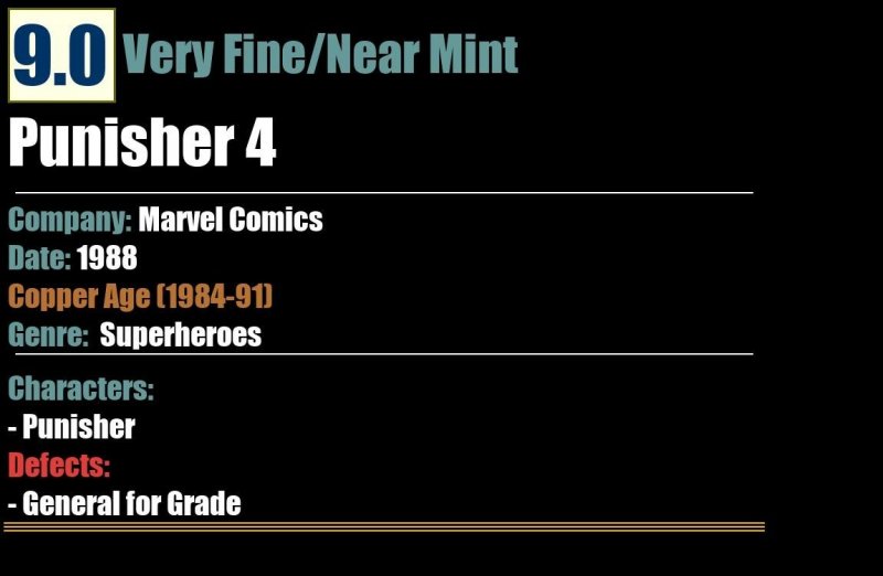 Punisher 4 (1988) VF/NM Marvel Comics