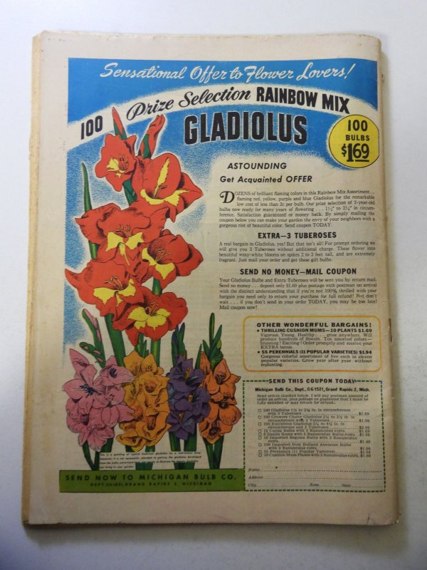 Western Fighters #17 (1950) VG Condition 1/2 spine split