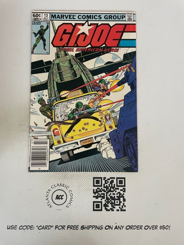 G.I. Joe # 13 NM Marvel Comic Book Destro Duke Cobra Snake Eyes Soldier 12 J219