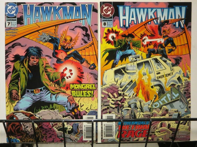 HAWKMAN (1993) 7-8 King of the Netherworld  complete!