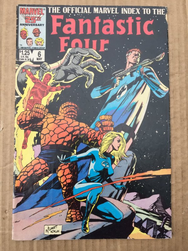 The Official Marvel Index to the Fantastic Four #6 (1986)