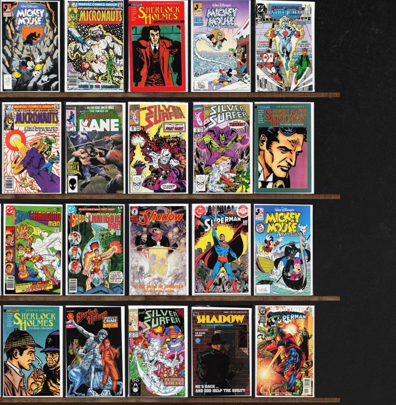 Huge Lot 130+ Comics with Mickey Mouse Adventures, Mickey Mouse & More!