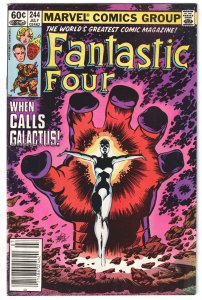 Fantastic Four #244 (1982) Fantastic Four [Key Issue] 1st Frankie Raye!