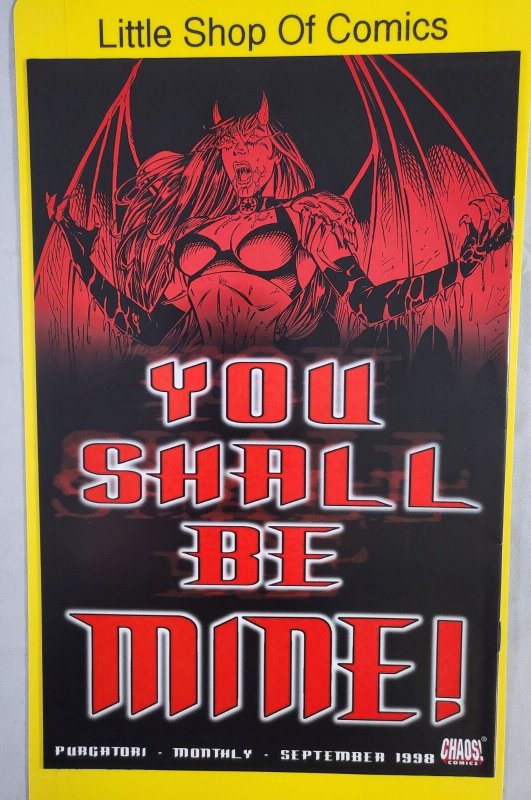 Purgatori Sneak Peek Preview 1998 Chaos! Comics Al Rio Limited VF+