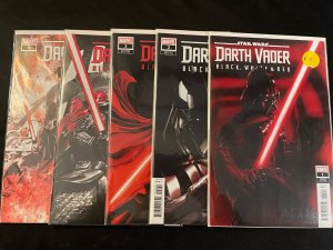 STAR WARS: DARTH VADER - BLACK, WHITE & RED #1-4 Variant Editions, VFNM Cond