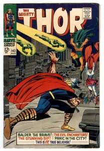 The Mighty Thor 143 1967 1st Appearance Enchanters 3 + Living Tailsman Key Issue