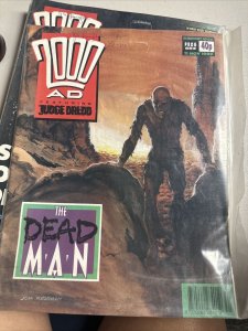 2000AD PROG 652 THE DEAD MAN ROGUE TROOPER JUDGE DREDD SLAINE THE HORNED GOD A8