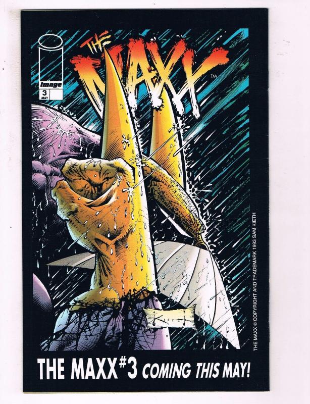 The Maxx #2 VF Image Comics Comic Book April 1993 DE18