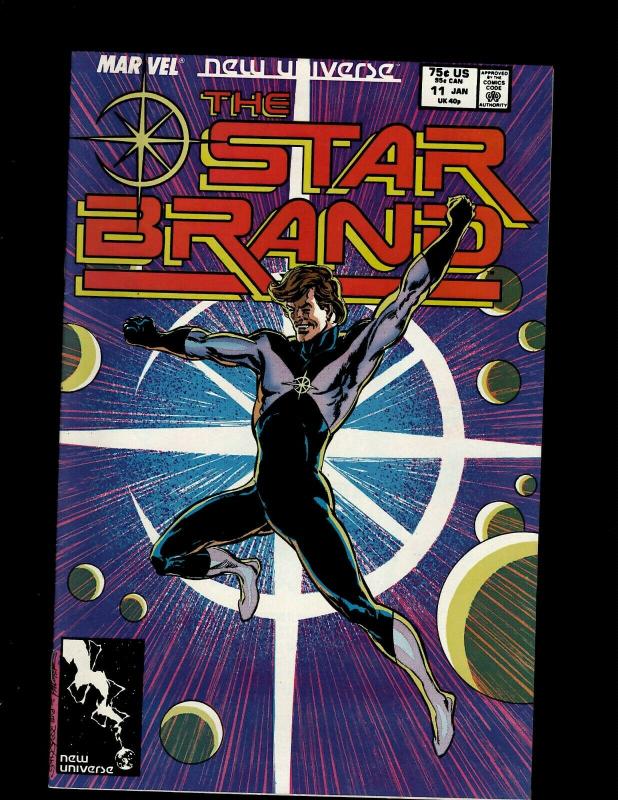 Lot of 12 Star Brain Marvel Comic Books #1 2 3 4 5 6 7 8 9 10 11 12 J410