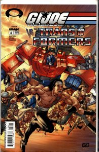 G.I. Joe vs. The Transformers #6 Miller Cover (2003) Transformers