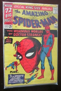 The Amazing Spider-Man spine split ann #2 2.5 GD+ (1965)