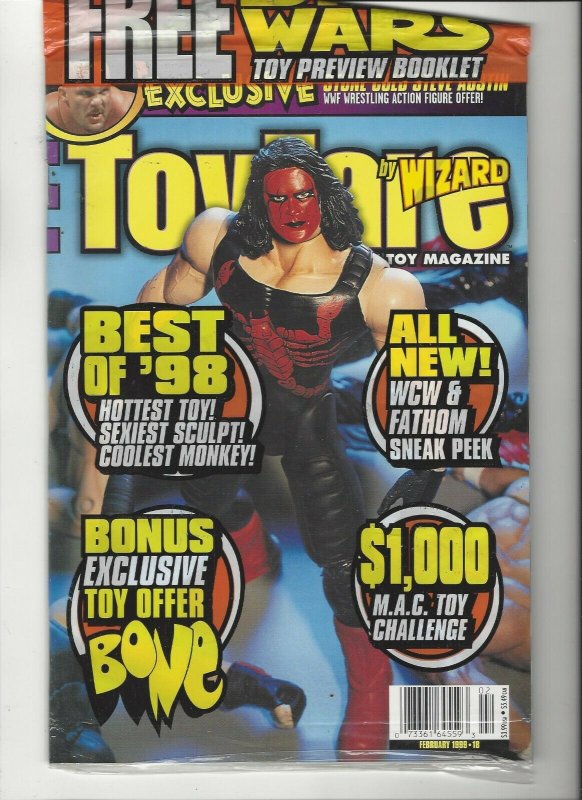 TOYFARE MAGAZINE #18 FEBRUARY1998 WWE STAR WARS WIZARD SEALED MINT
