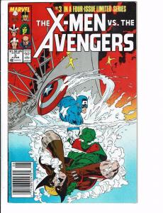 X-Men Vs. The Avengers Complete Marvel Comics Ltd Ser # 1 2 3 4 Wolverine J59