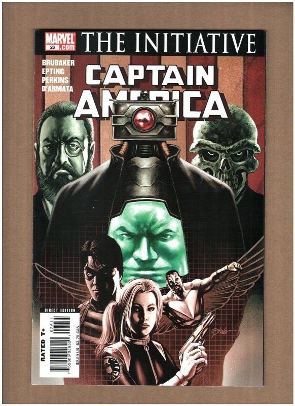 Captain America #26 Marvel Comics 2007 Ed Brubaker Initiative NM- 9.2