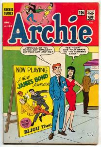 Archie #159 1965-Betty-Veronica-Jughead- James Bond cover VG