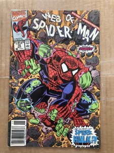 Web of Spider-Man #70 Newsstand Edition (1990)