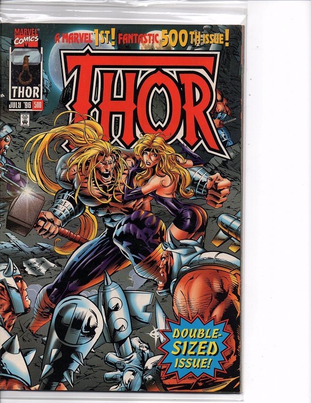 Marvel Comics The Mighty Thor #500 Mike Deodato, Jr. Wrap Around Cover