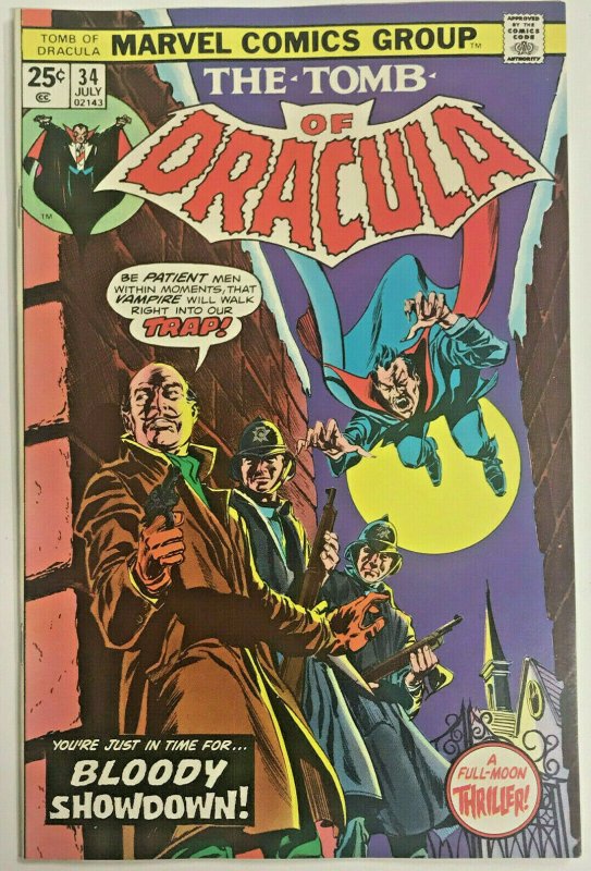 TOMB OF DRACULA#34 VF/NM 1975 MARVEL BRONZE AGE COMICS