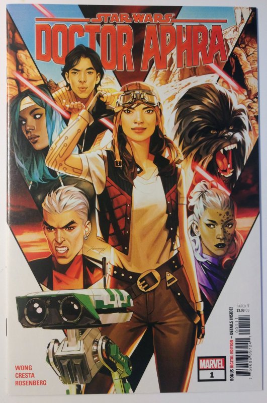 Star Wars: Doctor Aphra #1 (9.4, 2020) 1ST APP OF RONEN TAGGE AND JUST LUCKY