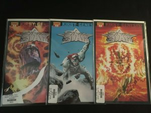 KIRBY: GENESIS - SILVER STAR #1 Three Cover Versions, VFNM Condition
