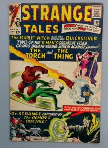 Strange Tales #128, VG/FN EarlyQuicksilver and Scarlet Witch, Marvel,1964  JR1