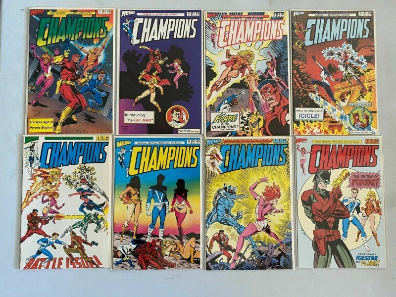 Champions set:#1-12+Annual avg 8.5 VF+ (1988-89) 