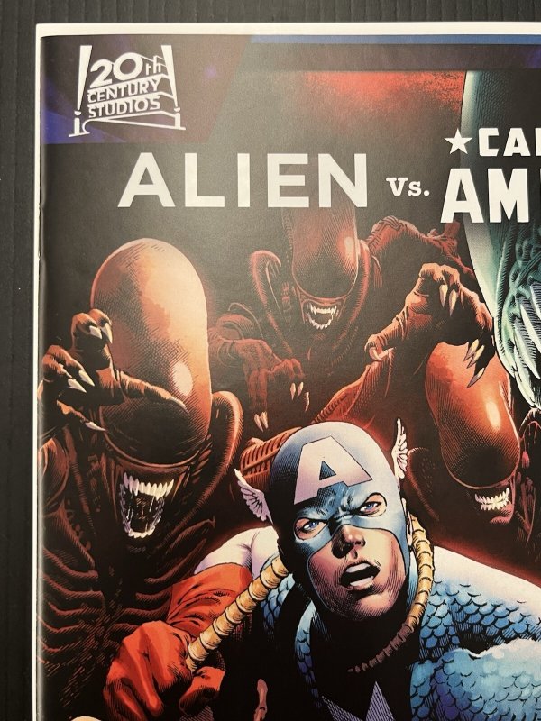 Alien vs Captain America #1 1:25 Siqueira Variant 2025 Marvel Comic PROSHIPPER