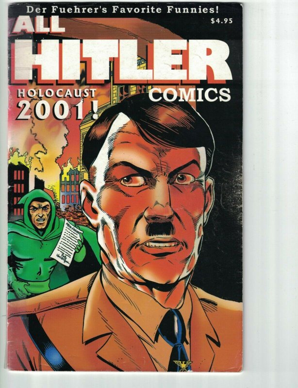 All Hitler Comics #1 holocaust 2001 - green lama vs adolf  world war II  WW2 