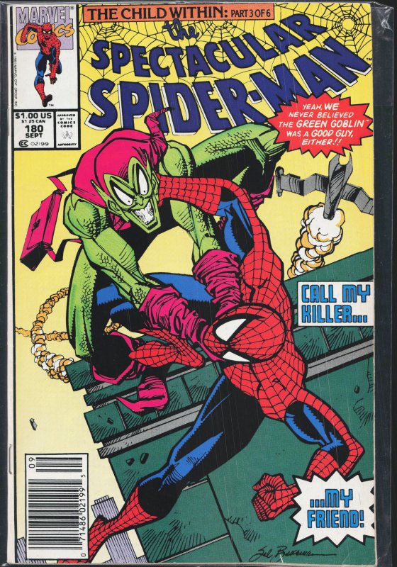 The Spectacular Spider-Man #180 (1991) Spider-Man