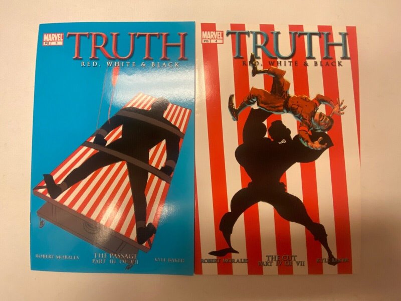 3 MARVEL EPIC comic books Truth #3 4 Trouble #4 16 KM11