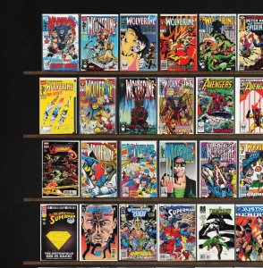 Huge Lot 150+ Comics with Wolverine, Avengers, The Avengers & More!