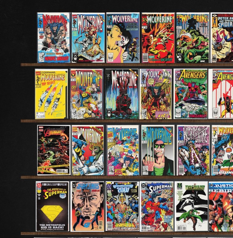 Huge Lot 150+ Comics with Wolverine, Avengers, The Avengers & More!