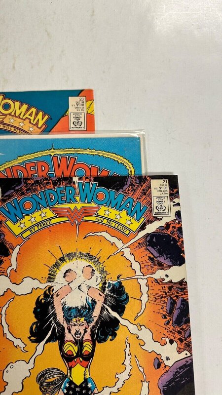 3 Wonder Woman DC Comic Books # 21 22 23  Batman Superman Atom Flash 69 CT2