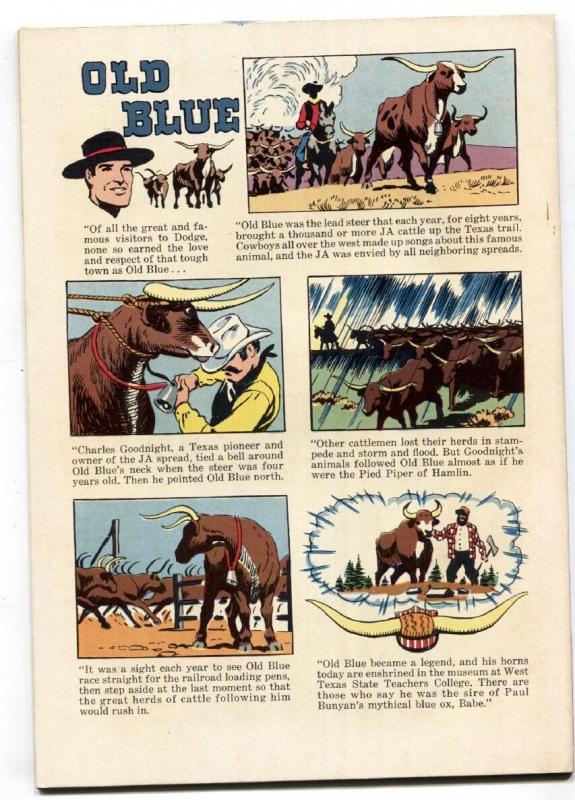 Wyatt Earp #4 1958- Dell TV Western- Hugh O'Brian VF