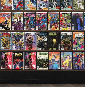 Huge Lot 160+ Comics with The New Mutants, Generation X, Silver Surfer & More!