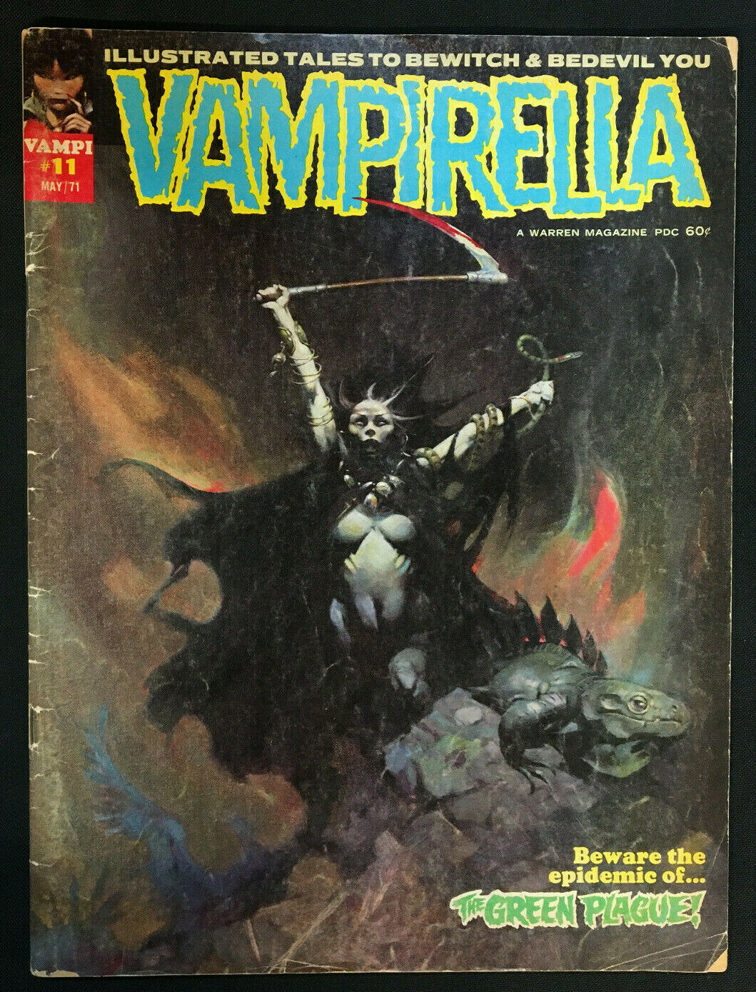 Vampirella #11 a Warren Magazine MAY 1971 VG Frazetta Cover