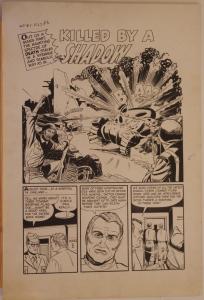 AL GORDON original art, WARFRONT #8, 27 28 29 30, 1952, 4 pgs, PTSD, Newsman,War