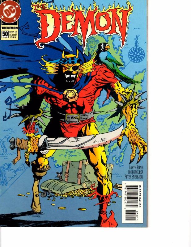 Lot Of 2 The Demon DC Comic Book #49 50 AB3