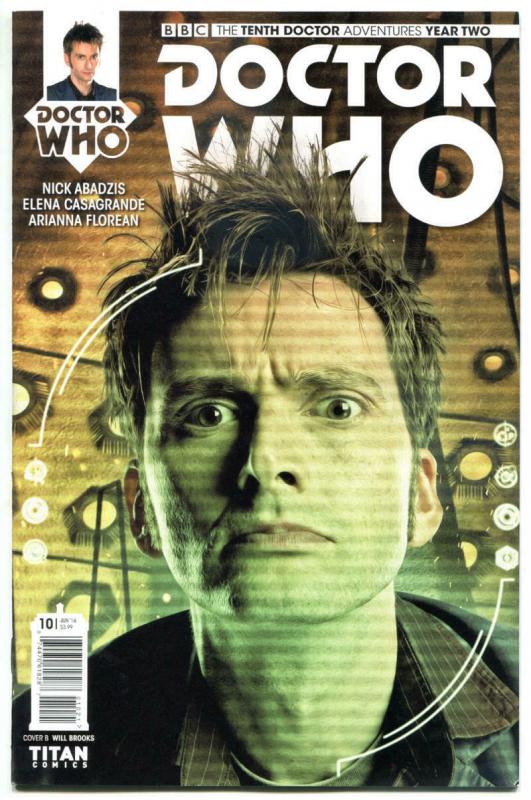 DOCTOR WHO #10 B, NM, 10th, Tardis, 2015, Titan, 1st, more DW in store, Sci-fi