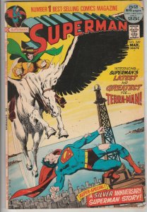 Superman #249 (Mar-72) FN Mid-Grade Superman