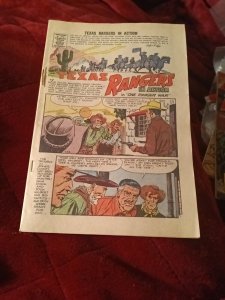 TEXAS RANGERS IN ACTION 5(#1) 1956 Charlton Comics Silver Age 1st Issue western