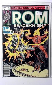 Rom #4 (1980) Marvel Comics Newsstand 1st Print Comic Book