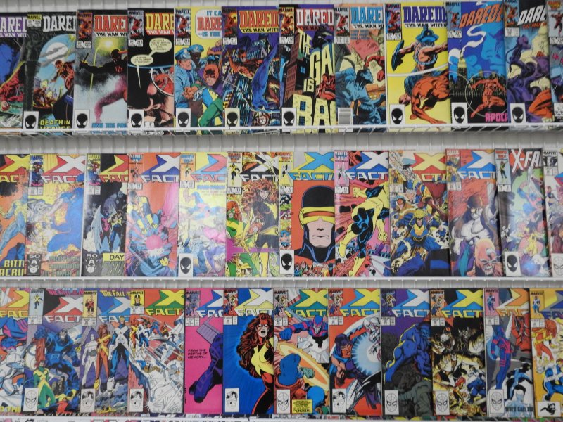 Huge Lot of 190+ Comics W/ Hulk, Daredevil, X Factor Avg VF- Condition!